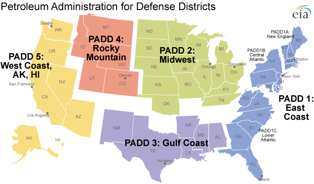 Missing USA oil PADDs map